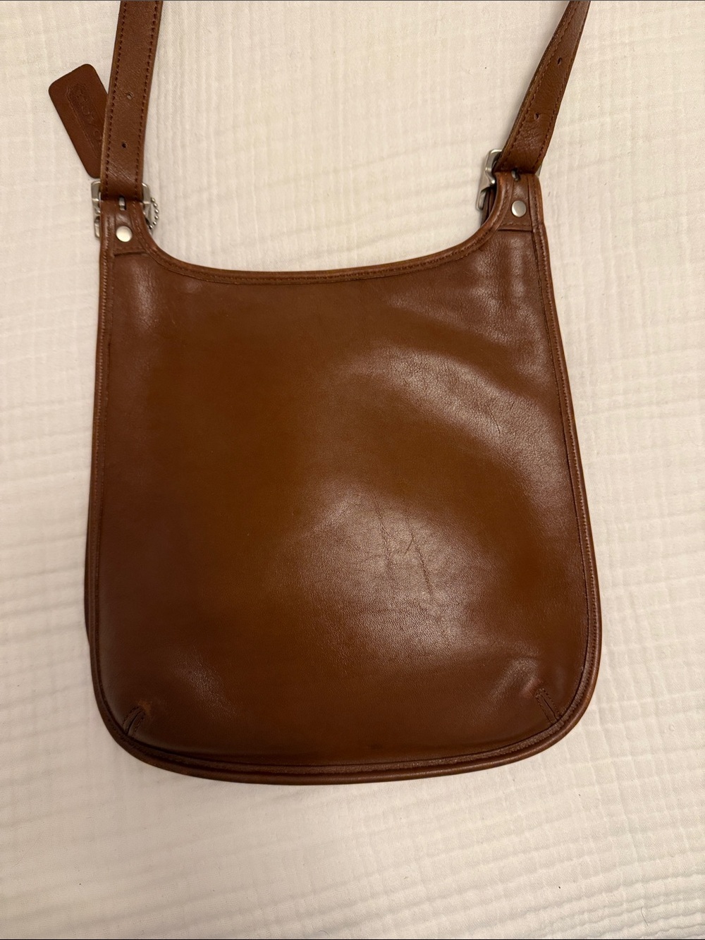 Vintage Coach Slim Hippie Flap Bag 9135 - Picture 9 of 11